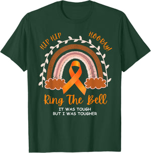 Ring The Bell It Was Tough But I Was Tougher Last Day Chemo T-Shirt - T-Shirt | Forest