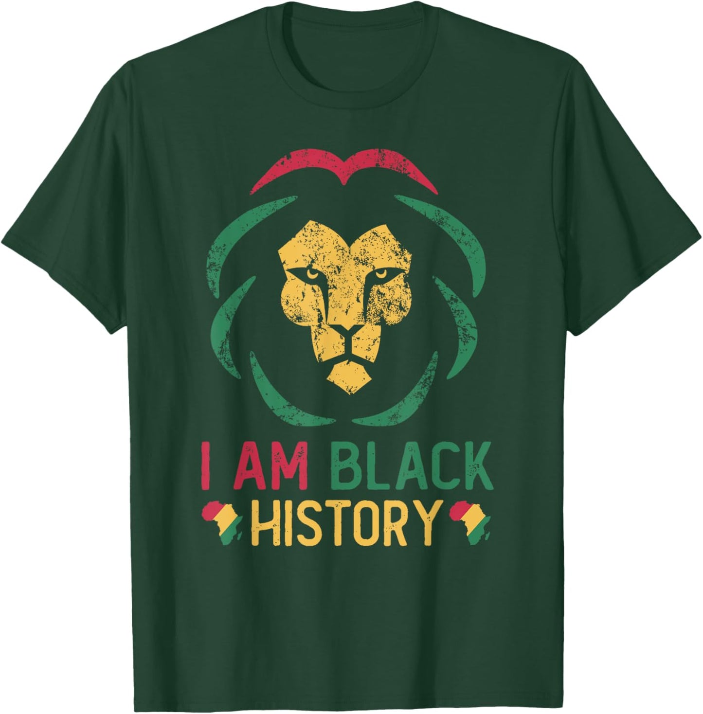 I Am Black History African American Black Pride Juneteenth T-Shirt - T-Shirt | Forest