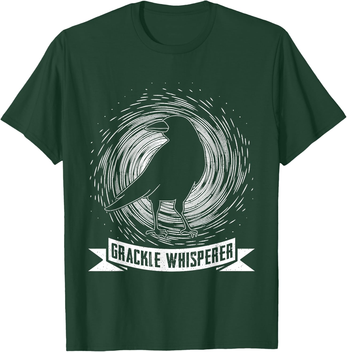 Blackbird Grackle Whisperer Design for Birdwatcher T-Shirt - T-Shirt | Forest