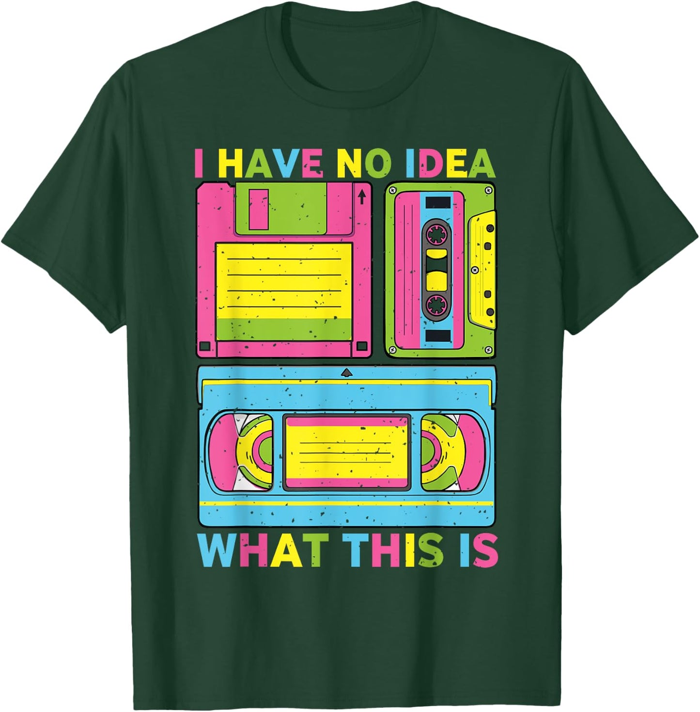 I Have No Idea What This is 70s 80s 90s Men Women kid Outfit T-Shirt - T-Shirt | Forest