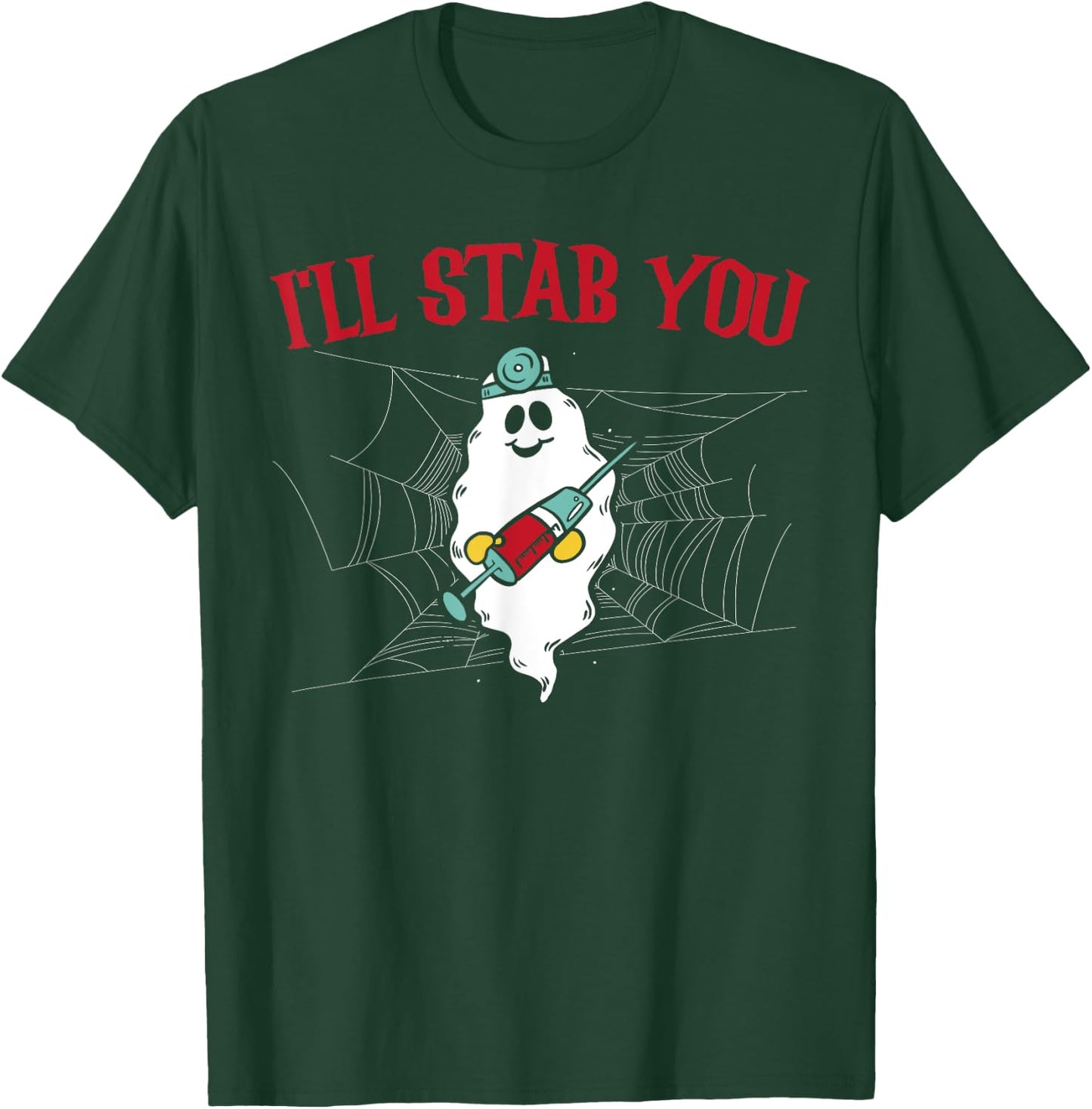 Medical Halloween Trick Or Treat Healthcare Doctor Nurse T-Shirt - T-Shirt | Forest
