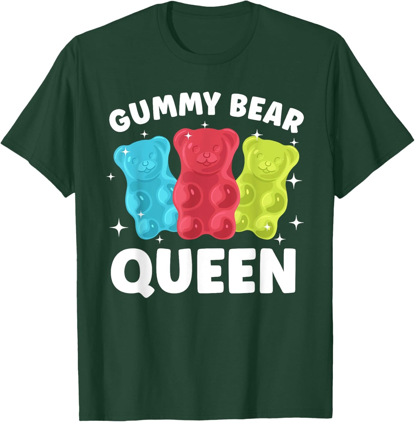Cute Gummy Bear Art Girls Gummy Bear Lover Gummies T-Shirt - T-Shirt | Forest