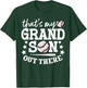 That's My Grandson Out There Women Baseball Grandma T-Ball T-Shirt - T-Shirt | Forest