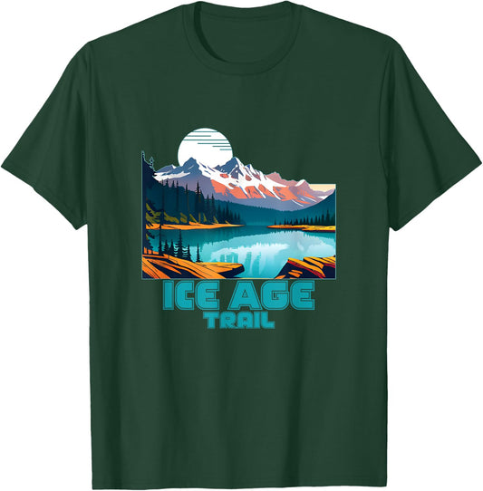 Ice Age Trail Souvenir Apparel - Retro Vintage Ice Age Trail T-Shirt - T-Shirt | Forest
