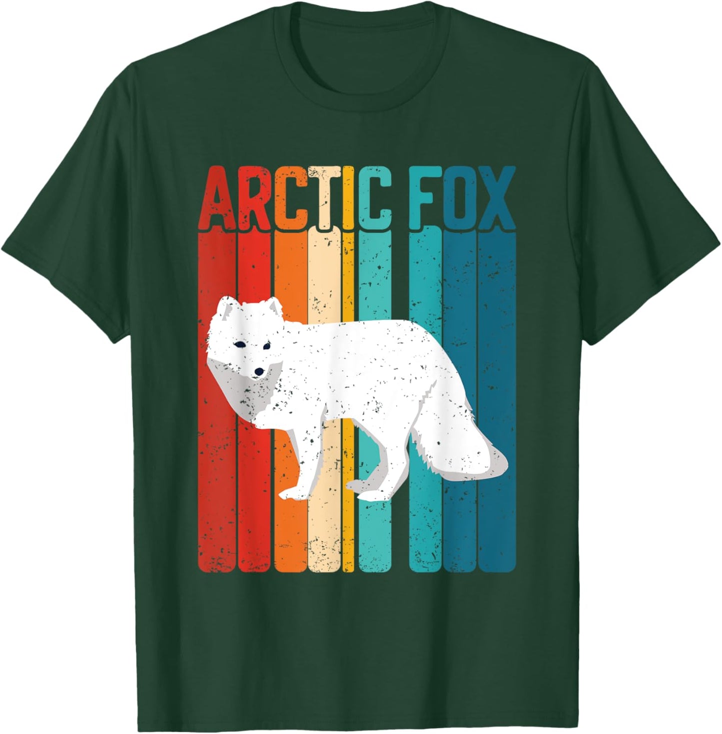 Arctic Fox Artic Animals Cute Artic Fox Lover Pajamas T-Shirt - T-Shirt | Forest