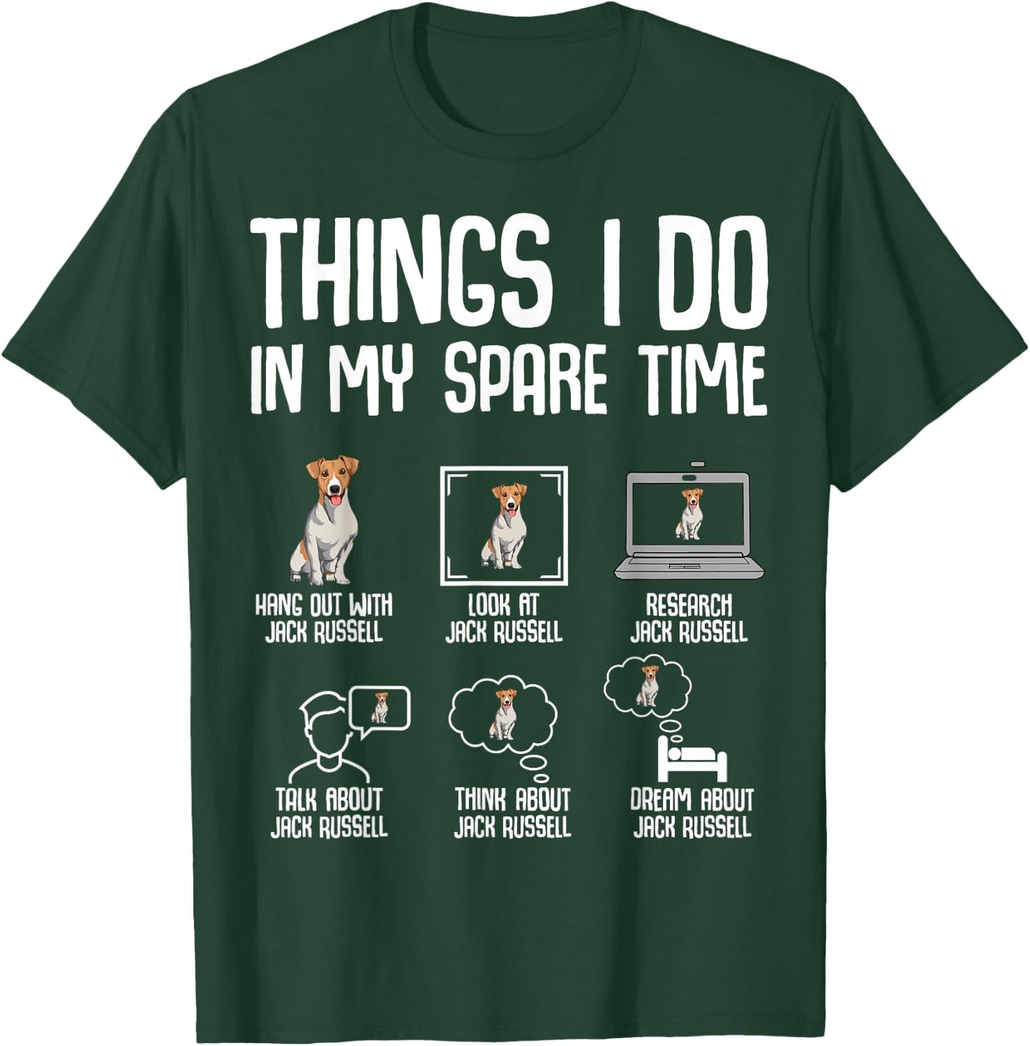 Jack Russell Terrier Dog T-Shirt - T-Shirt | Forest