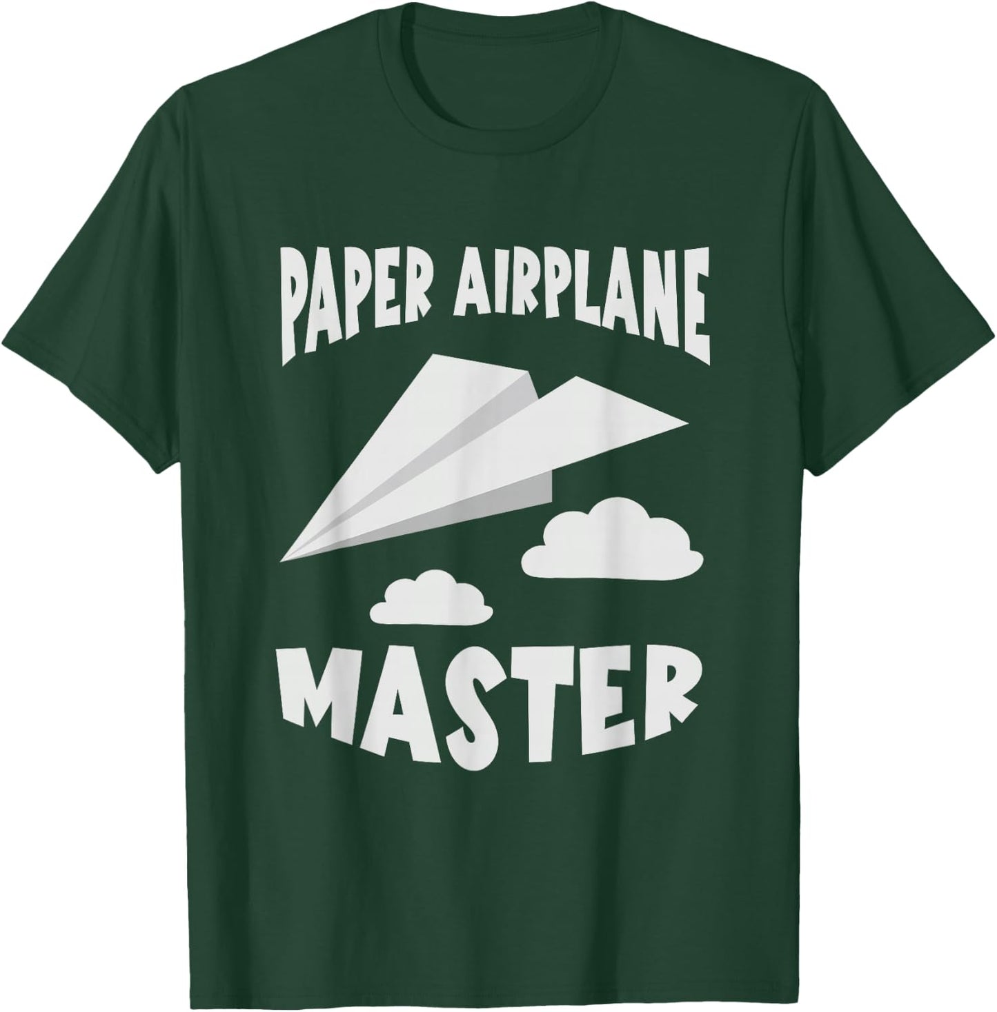 Paper Airplane Master Paper Plane Aviation Aircraft T-Shirt - T-Shirt | Forest
