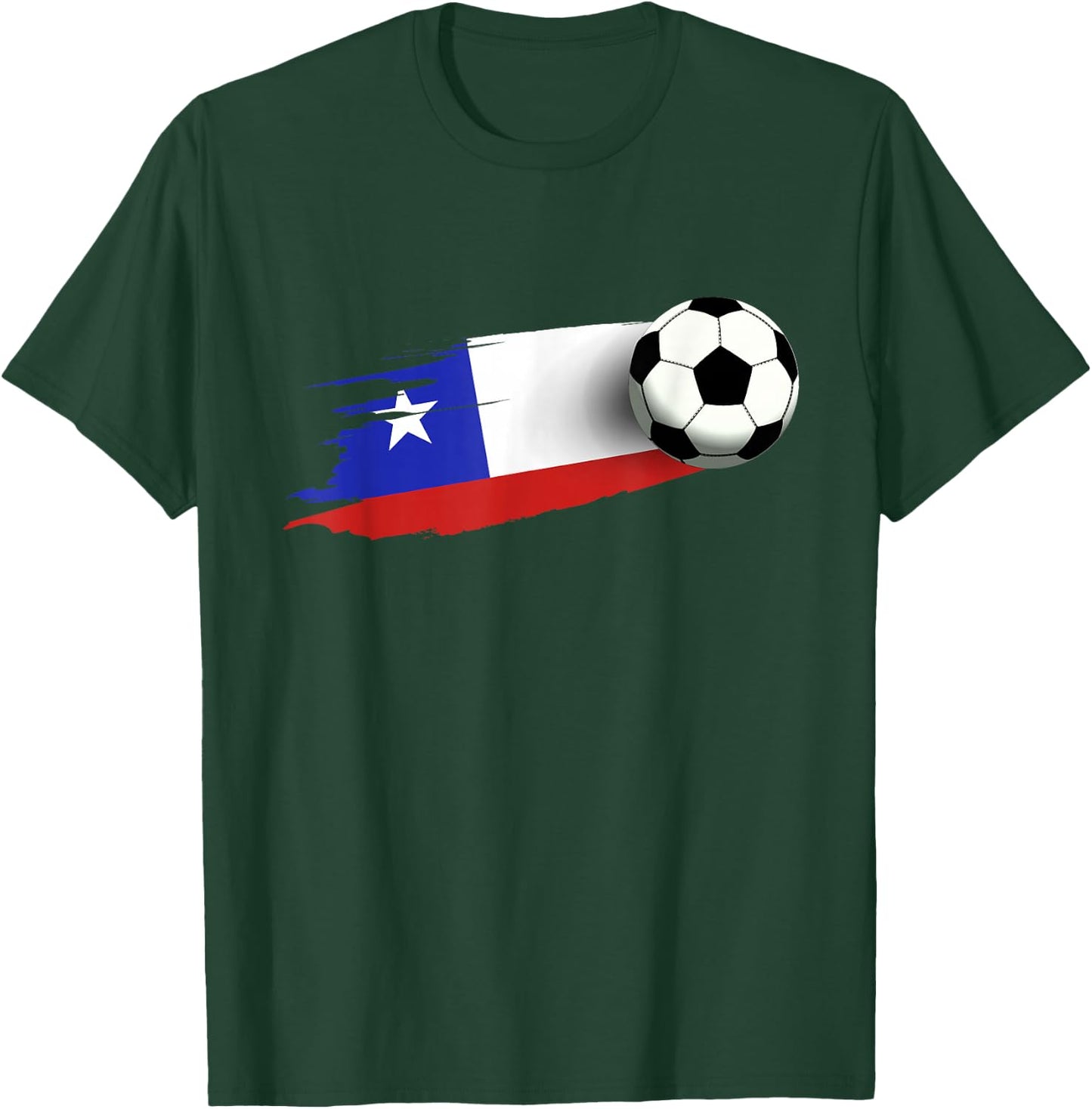 Chile Flag Jersey Chilean Soccer Team Chilean T-Shirt - T-Shirt | Forest