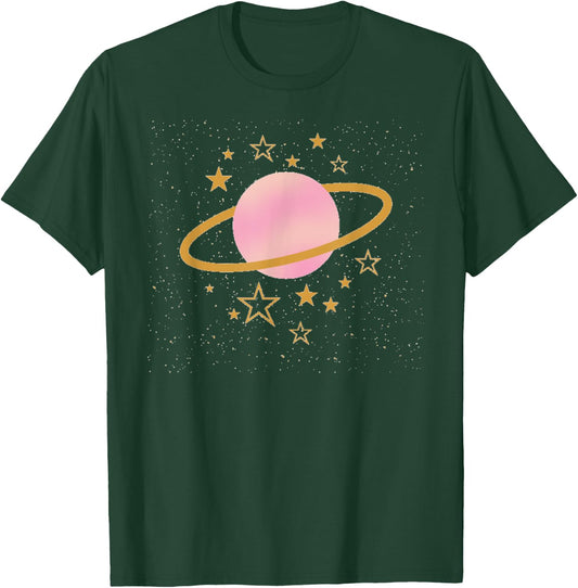 Saturn - Solar System T-Shirt - T-Shirt | Forest