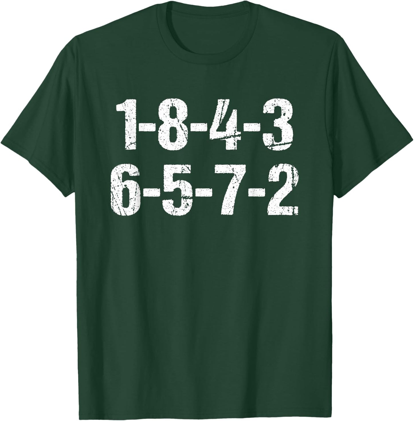 V8 Engine Ignition Sequence 18726543 Eight-Cylinder Car Tuning T-Shirt - T-Shirt | Forest