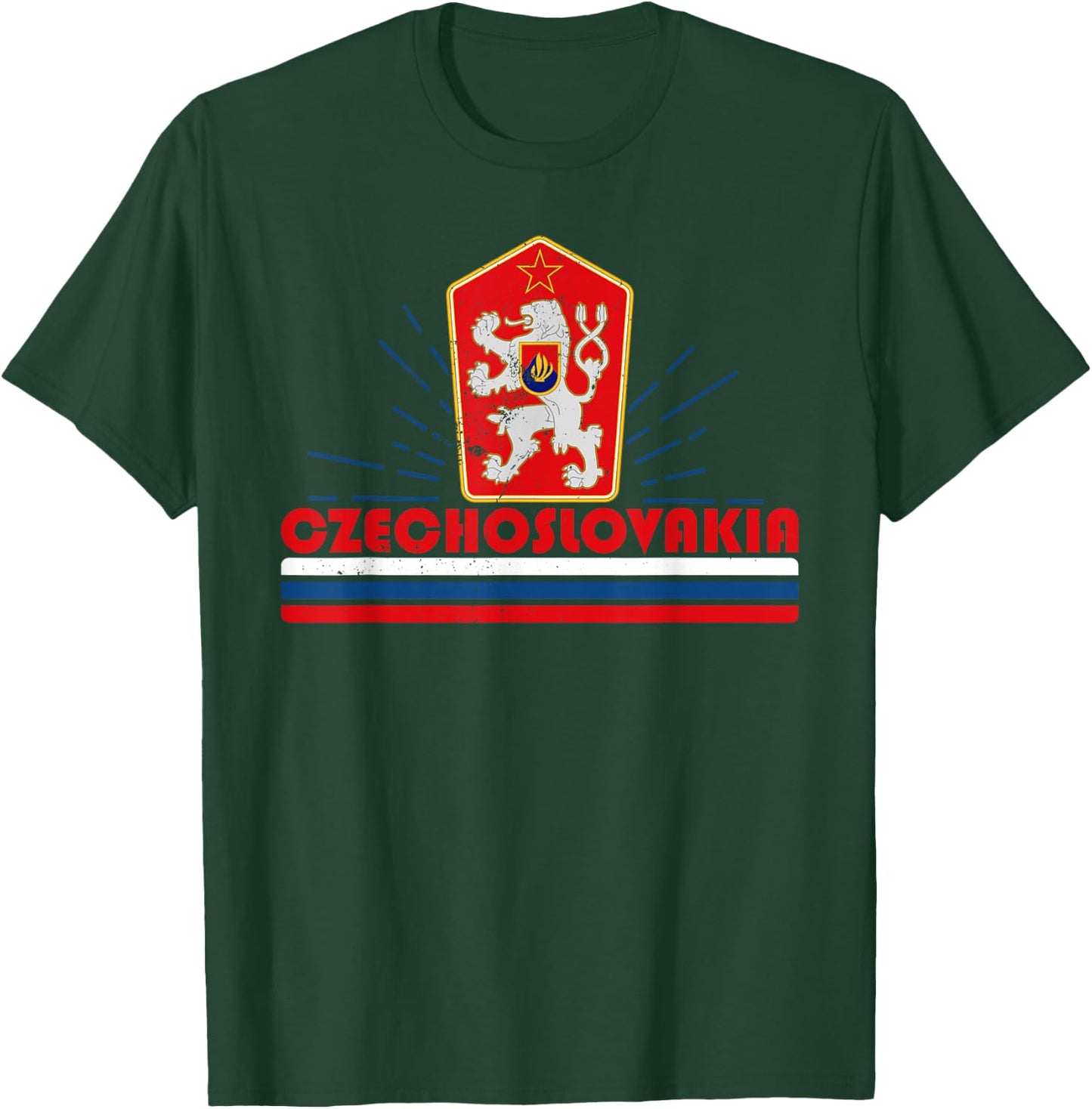 Czechoslovakia Czech Slovak central Europe communist T-Shirt - T-Shirt | Forest