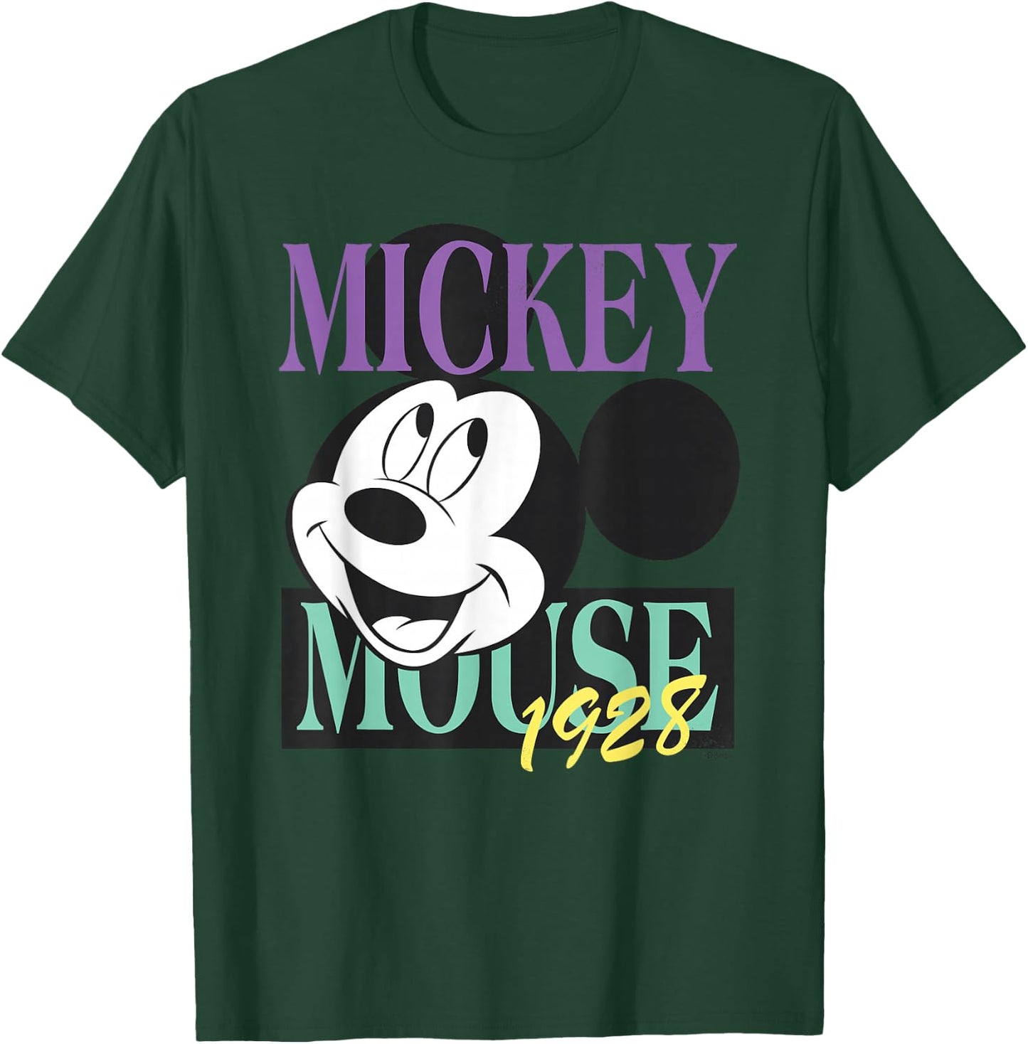 Disney Mickey Mouse Vintage Classics 1928 Retro T-Shirt - T-Shirt | Forest