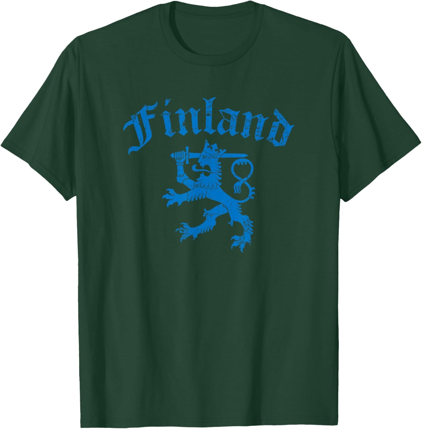Finland Lion Symbol Finnish Pride T-Shirt - T-Shirt | Forest