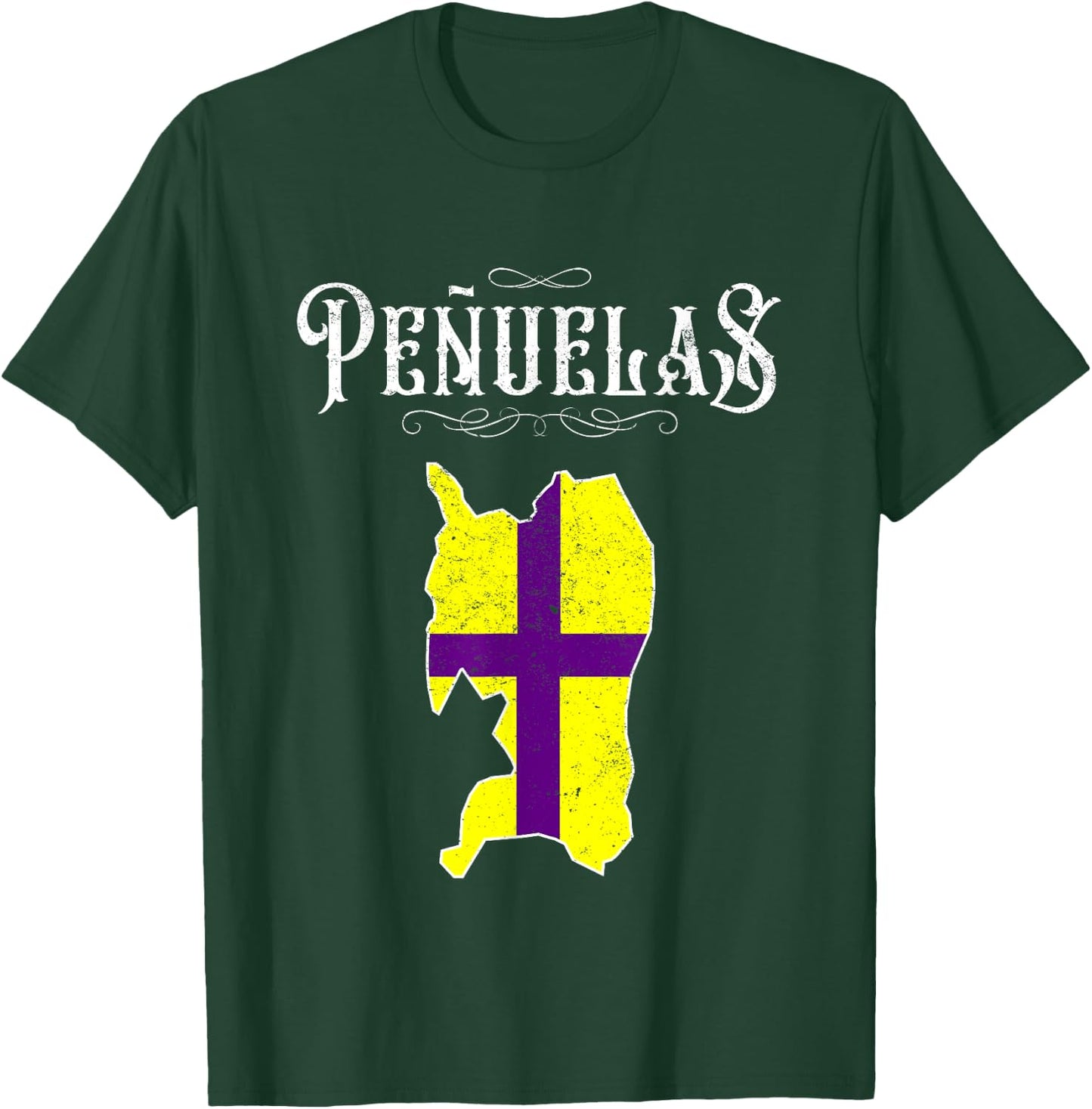 Hecho En Penuelas Camisas de Puerto Rico T-Shirt - T-Shirt | Forest