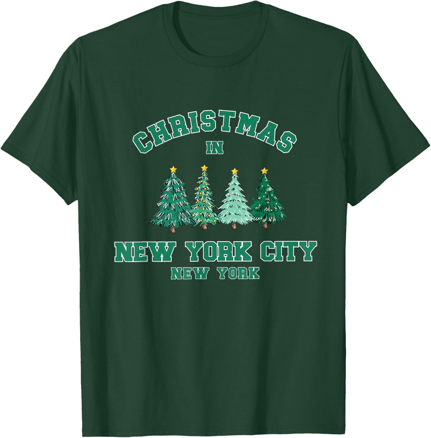 New York City Christmas Trip T-Shirt - T-Shirt | Forest