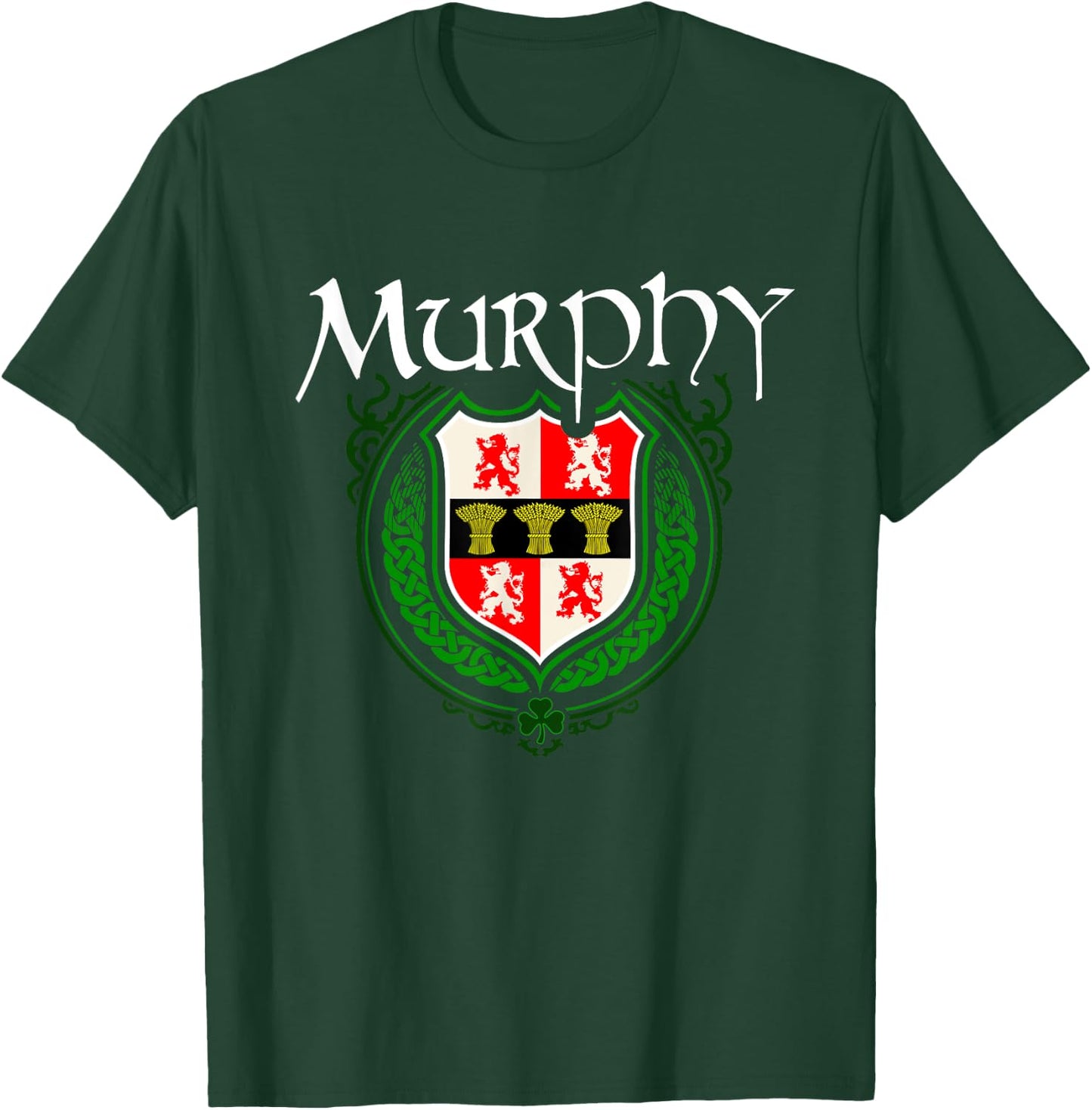 Murphy Surname Irish Clan Tartan Badge Ireland T-Shirt - T-Shirt | Forest