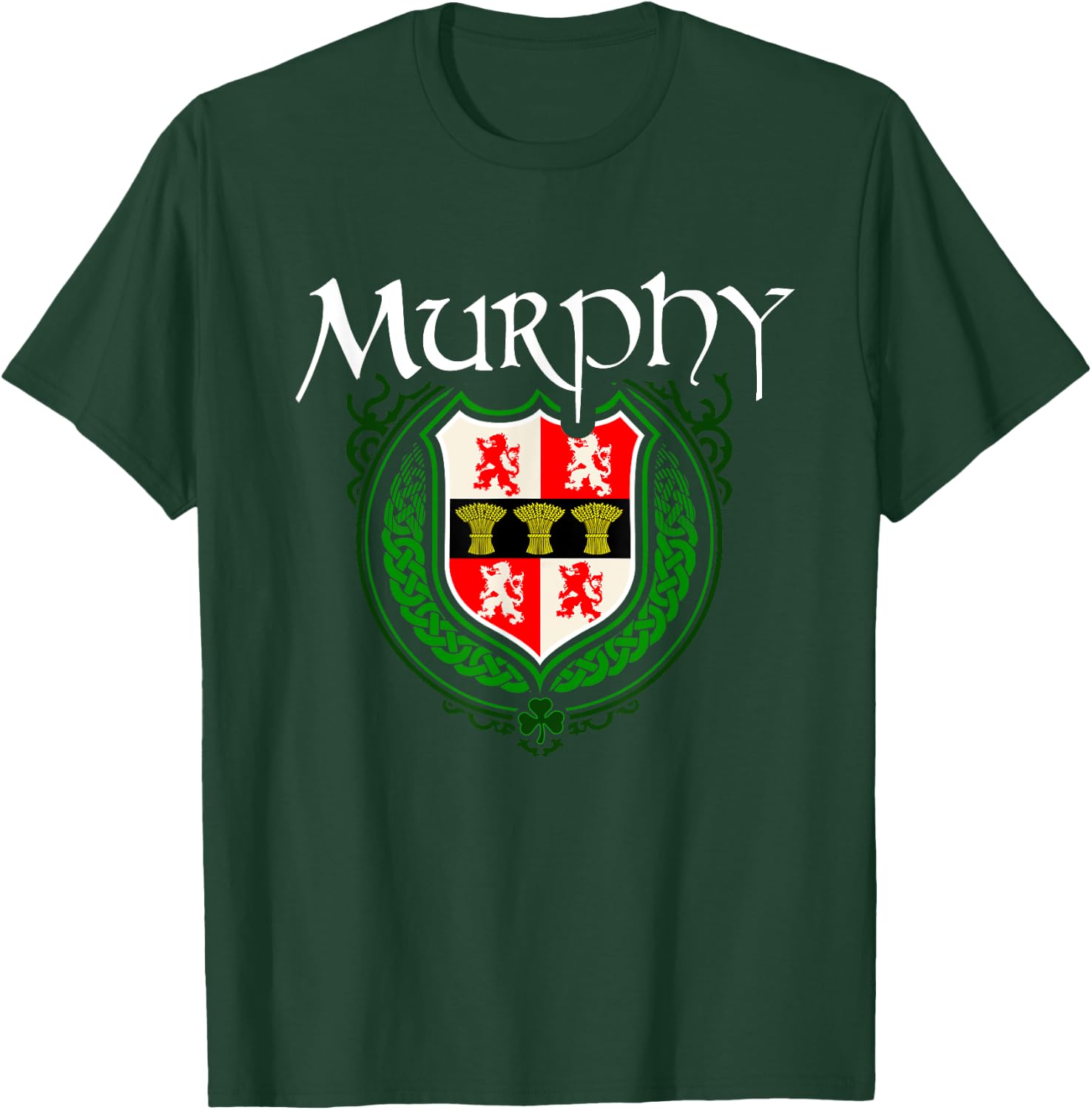 Murphy Surname Irish Clan Tartan Badge Ireland T-Shirt - T-Shirt | Forest