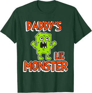 Halloween "Daddy's Lil' Monster" T-Shirt - T-Shirt | Forest