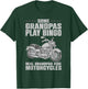 Funny Motorcycle For Grandpa Dad Motorcycle Lovers Riders T-Shirt - T-Shirt | Forest