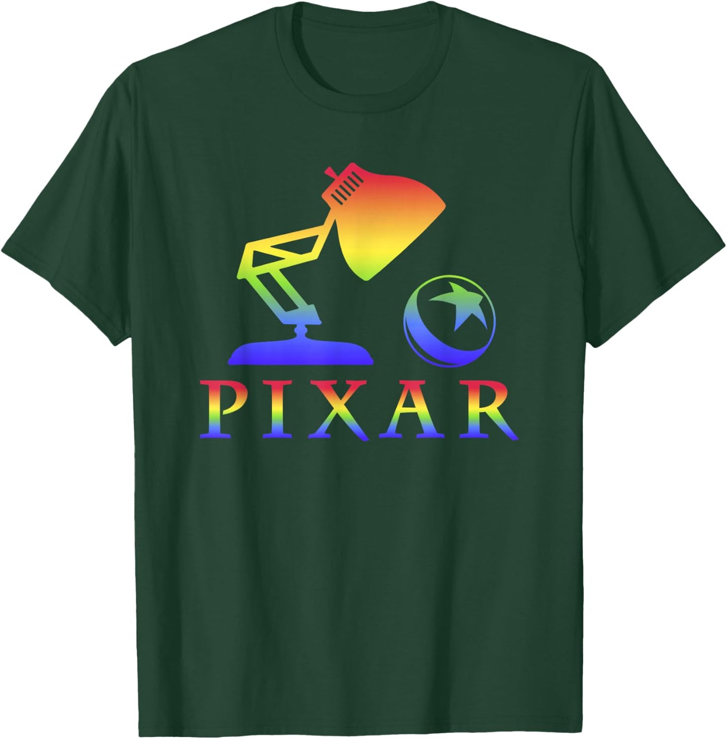 Disney Pixar Rainbow Pixar Logo T-Shirt - T-Shirt | Forest