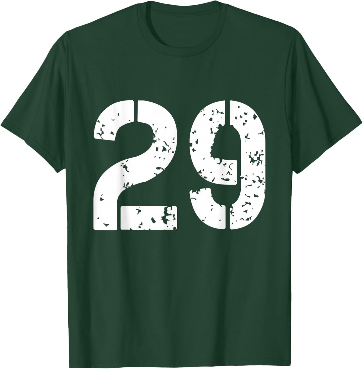 Number 29 Years Old Varsity Team 29th Birthday Graphic T-Shirt - T-Shirt | Forest