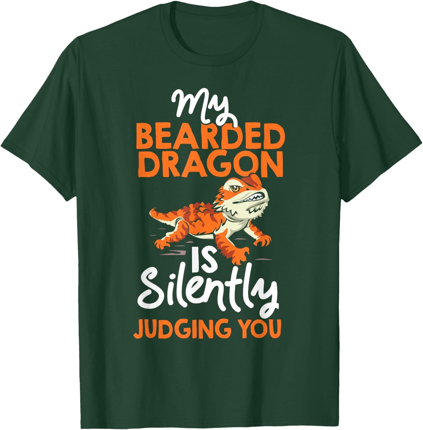 Bearded Dragon Lovers Bearded Dragon Reptile Lizard Lover T-Shirt - T-Shirt | Forest