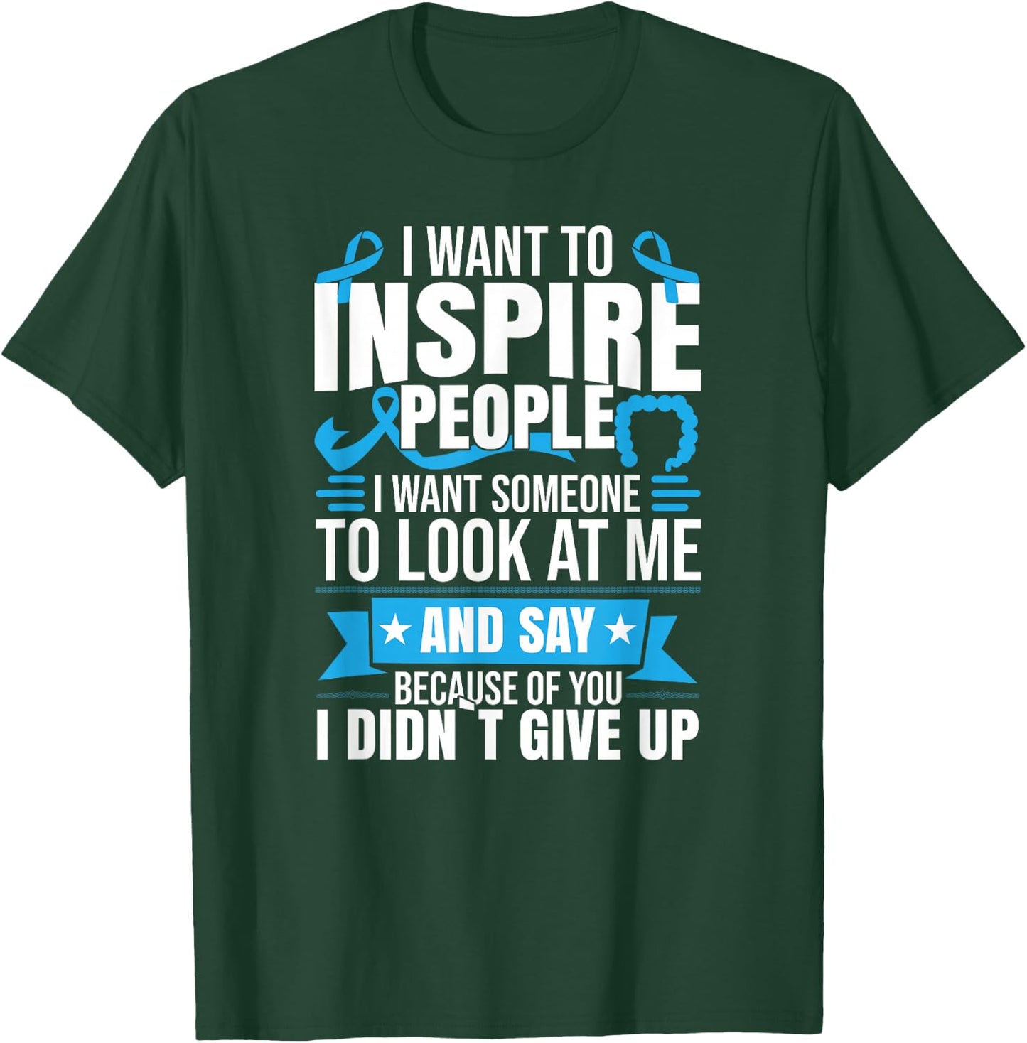 Colon Cancer Warrior T-Shirt - T-Shirt | Forest
