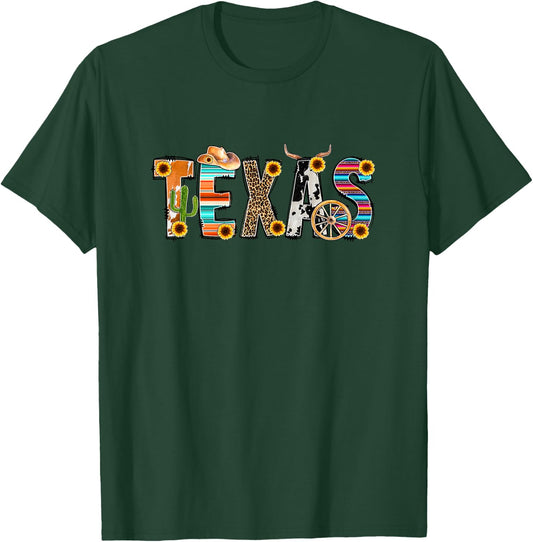Texas Cactus Texas for Girl, Texas Yall T-Shirt - T-Shirt | Forest