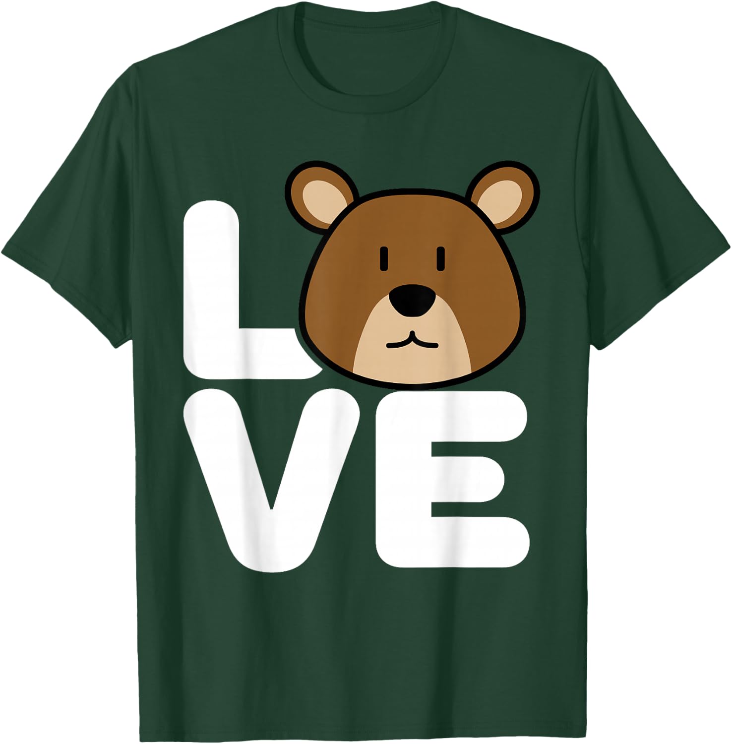 Love Cute Bear Wildlife Animal Graphic | Bear T-Shirt - T-Shirt | Forest