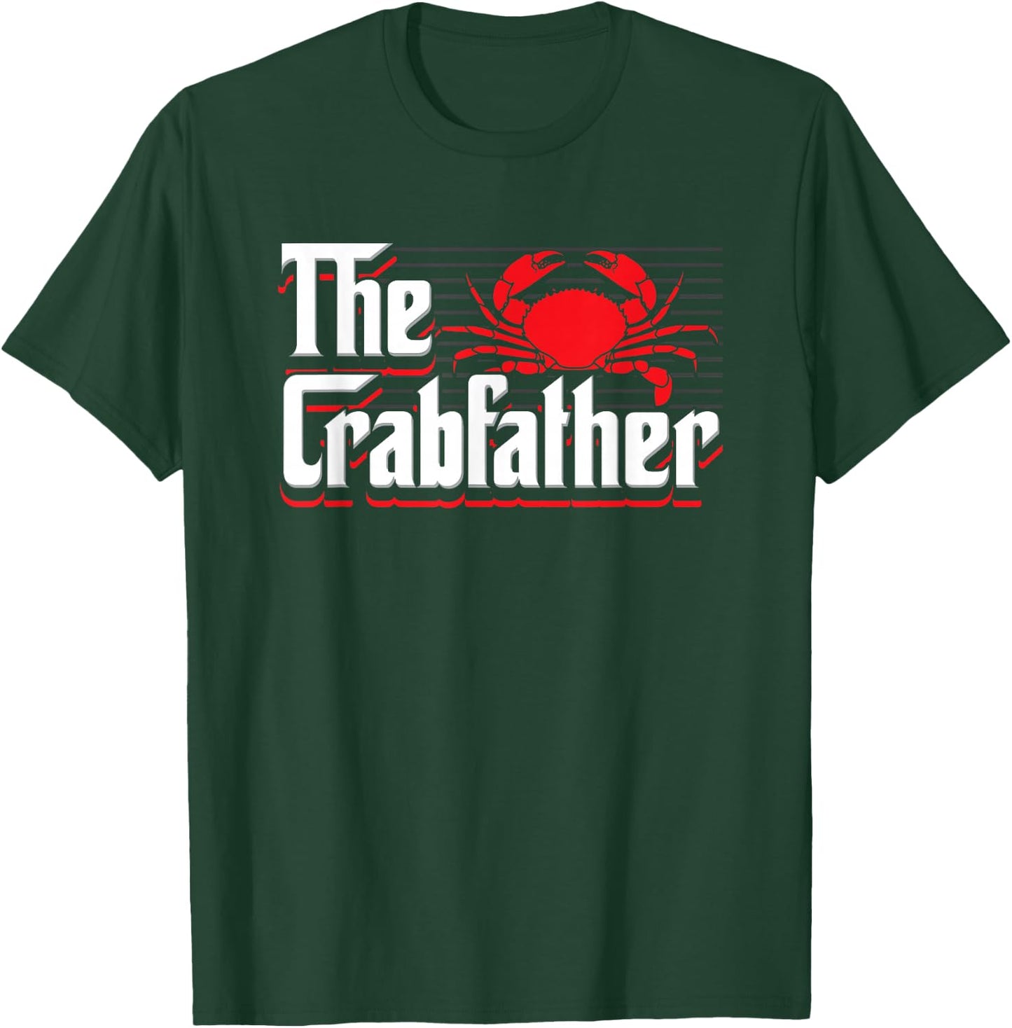 The Crabfather Funny Crawfish T-Shirt - T-Shirt | Forest