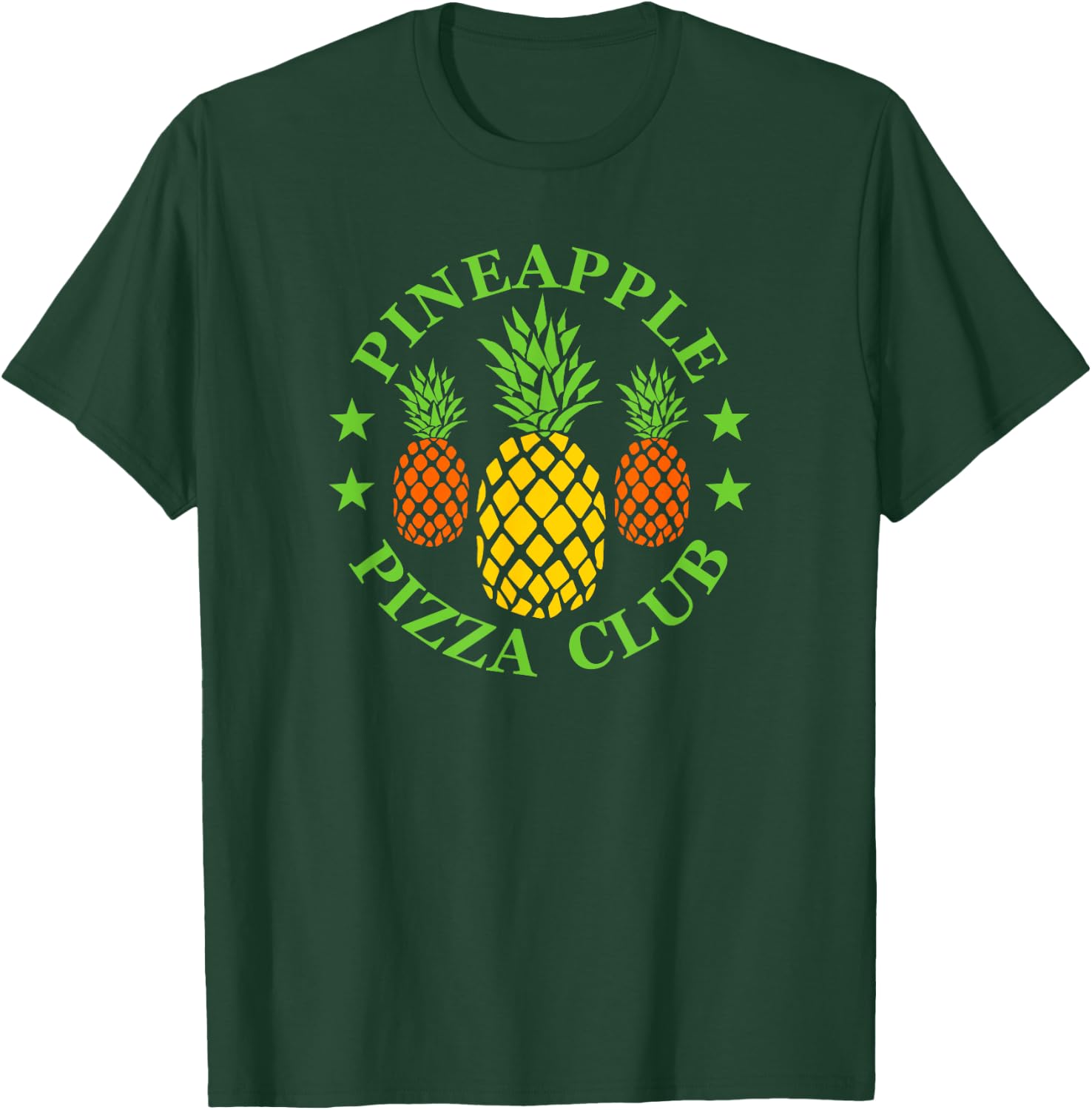 Pineapple Pizza Club T-Shirt - T-Shirt | Forest