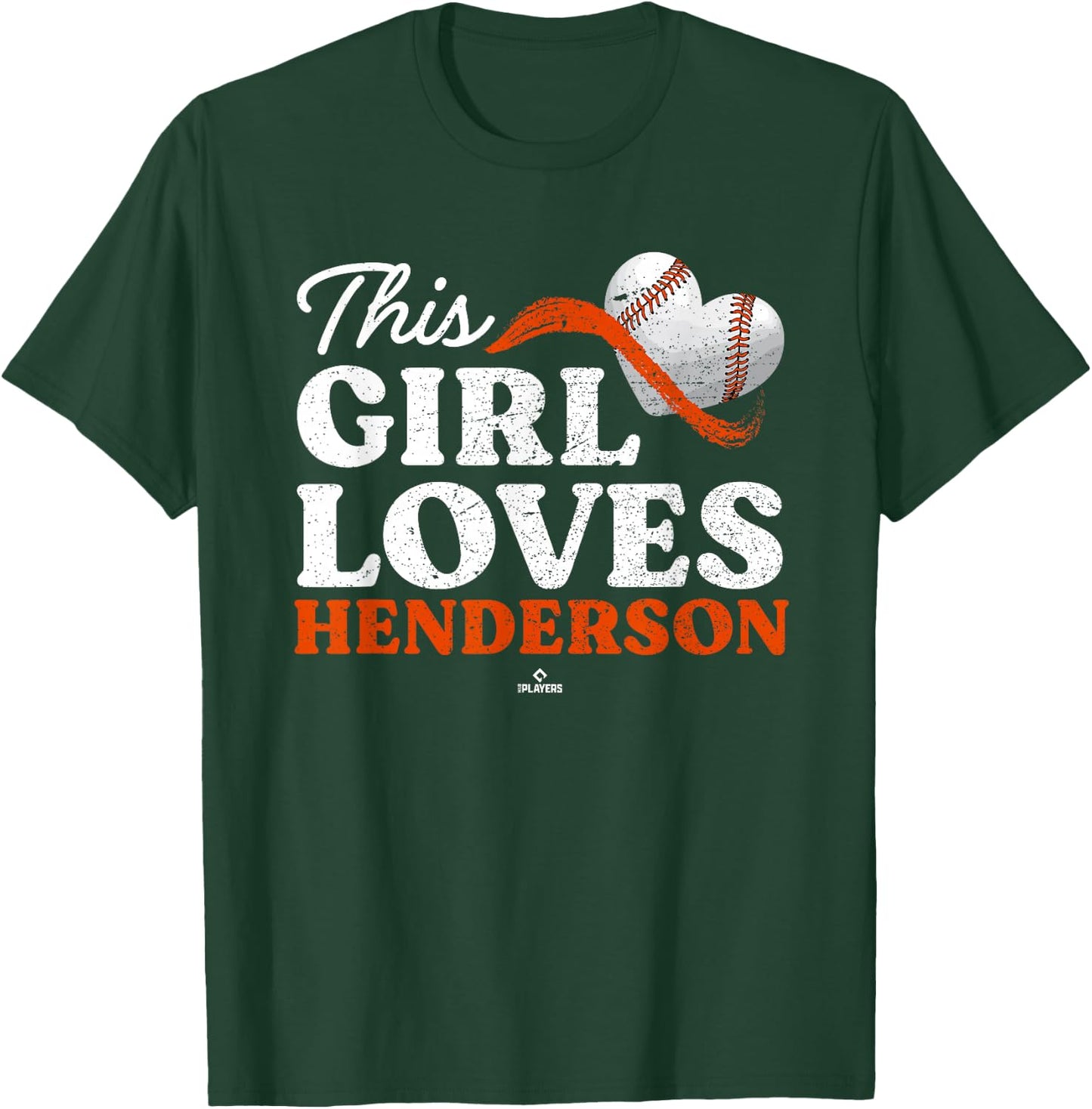 This Girl Loves Gunnar Henderson Baltimore MLBPA T-Shirt - T-Shirt | Forest