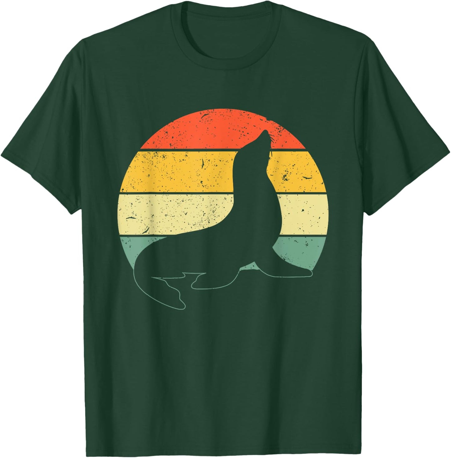 Cute Seal Women Kids Pinniped Sea Lion Seal Animal T-Shirt - T-Shirt | Forest