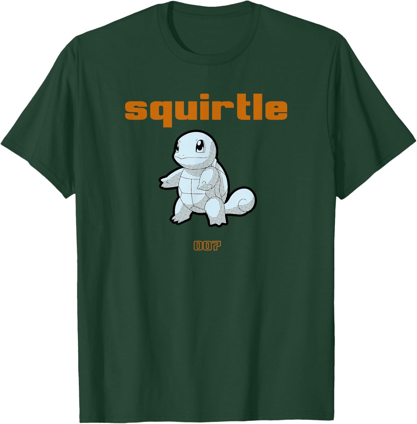 Pokémon Squirtle 007 Standing Pose Portrait T-Shirt - T-Shirt | Forest