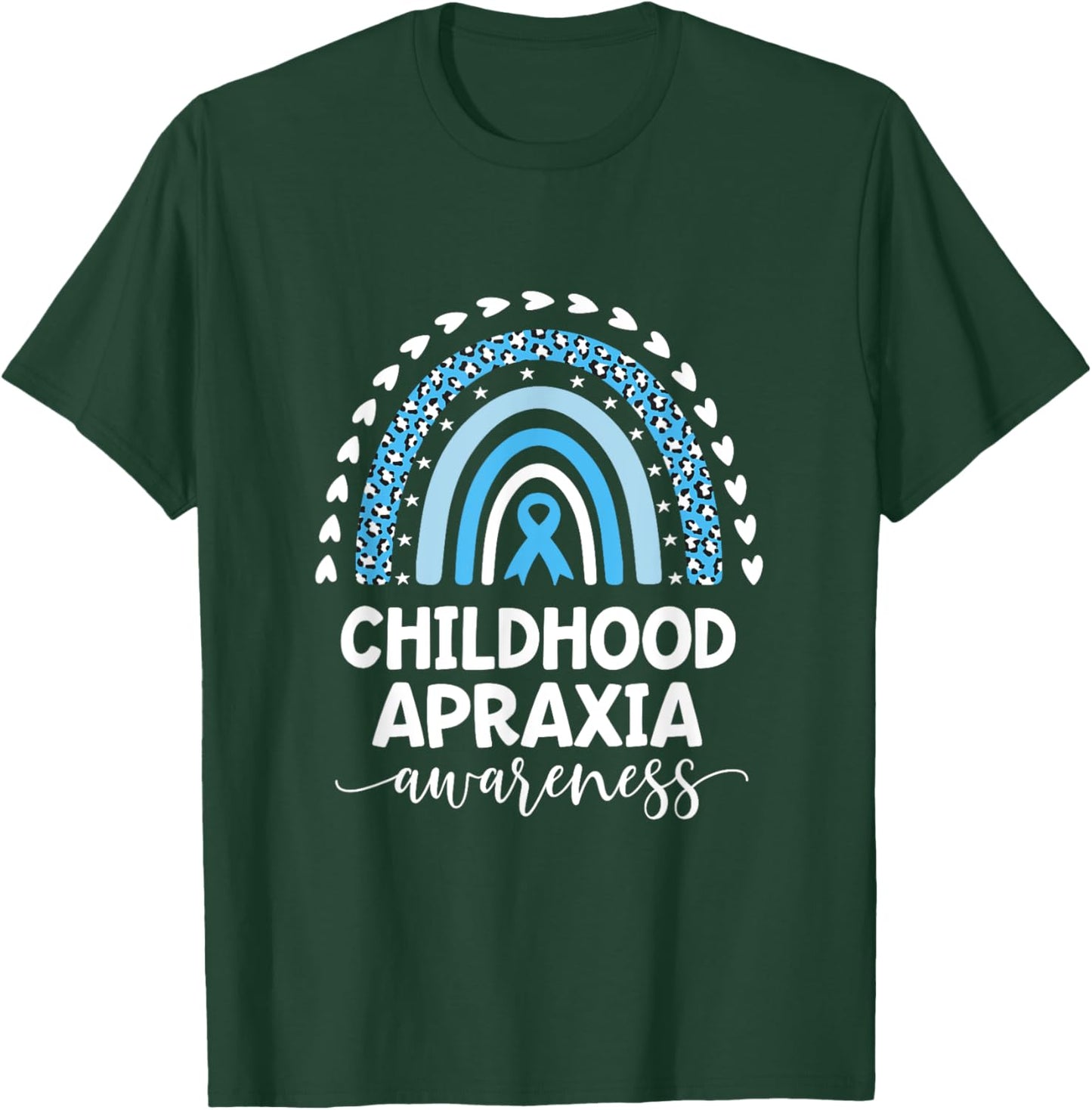 Childhood Apraxia Love Support Apraxia Awareness T-Shirt - T-Shirt | Forest