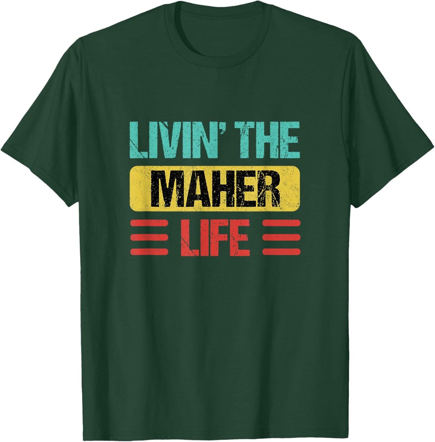 Maher Name T-Shirt - T-Shirt | Forest