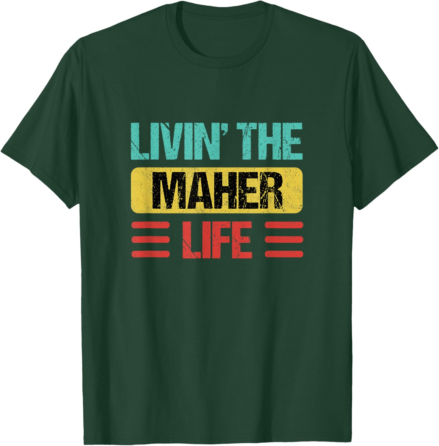 Maher Name T-Shirt - T-Shirt | Forest