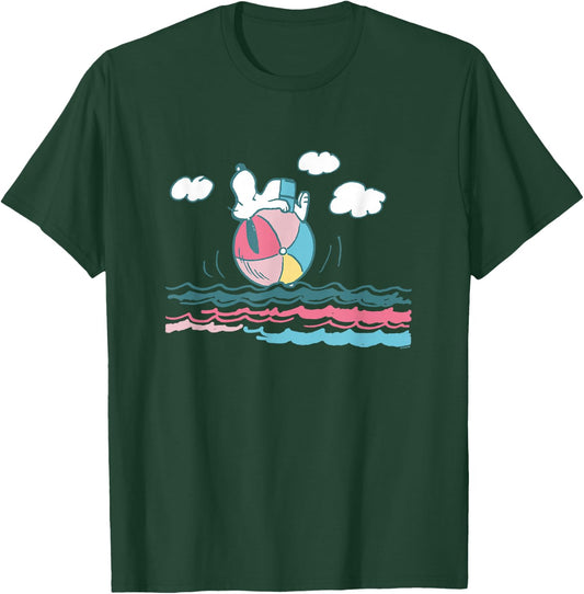 Peanuts - Snoopy Beach Ball T-Shirt - T-Shirt | Forest
