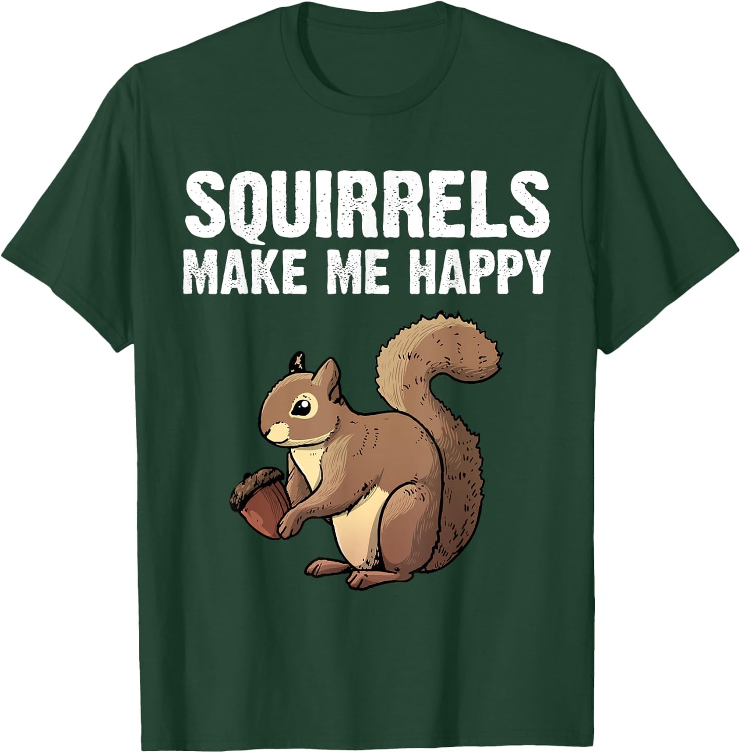 Funny Squirrel Designs Women Kids Chipmunk Lovers T-Shirt - T-Shirt | Forest