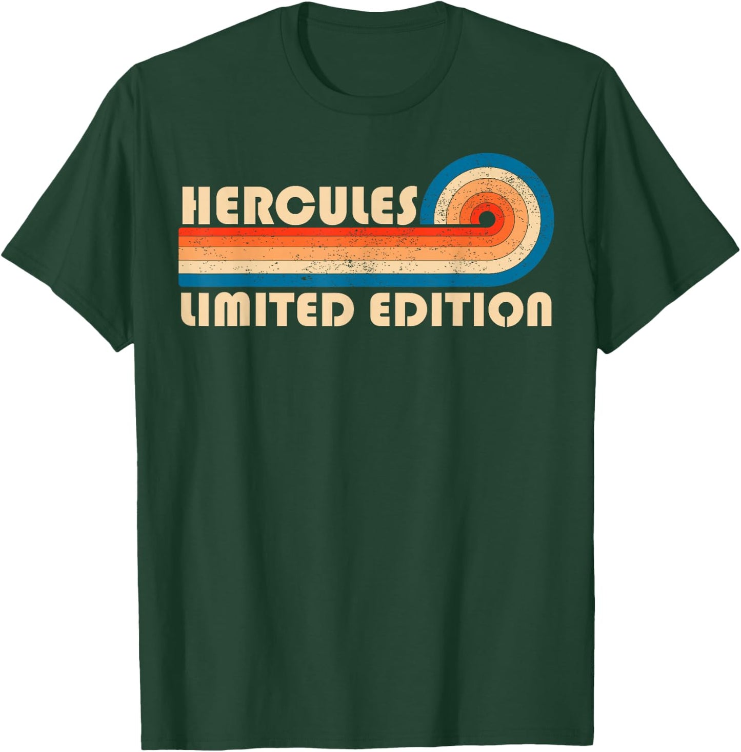 HERCULES Retro 70s 80s Sunset Stripe T-Shirt - T-Shirt | Forest