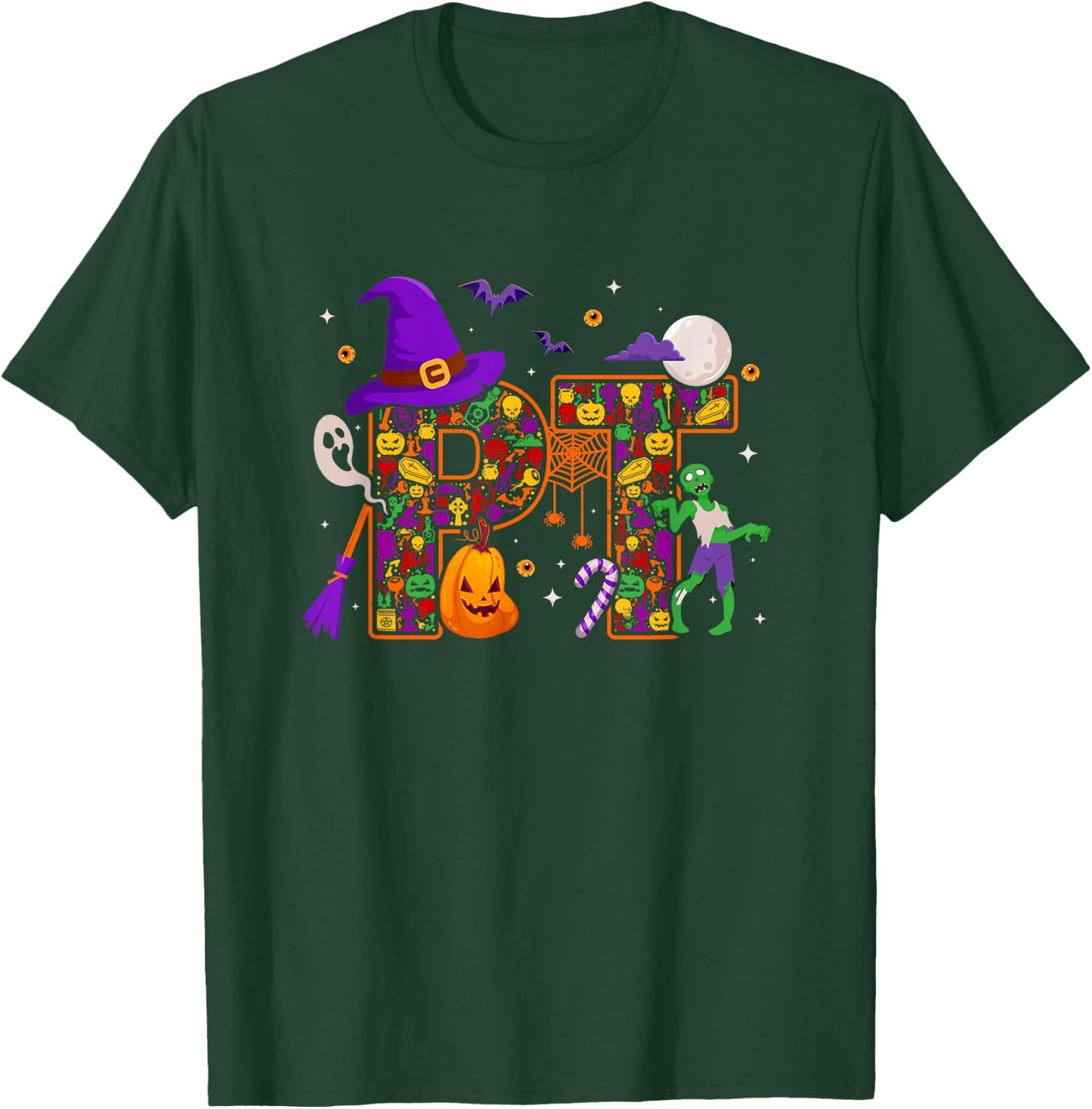 Physical Therapist Halloween PT Physical Therapy Assistant T-Shirt - T-Shirt | Forest
