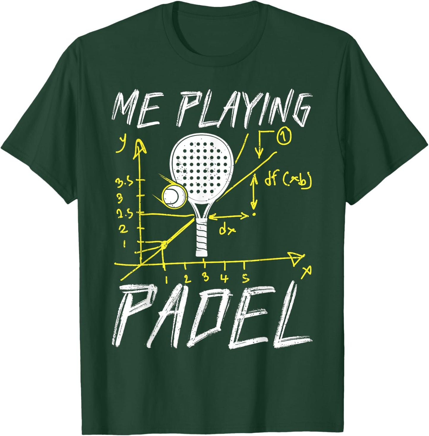 Me Playing Padel | Padel Tennis Funny Padel T-Shirt - T-Shirt | Forest