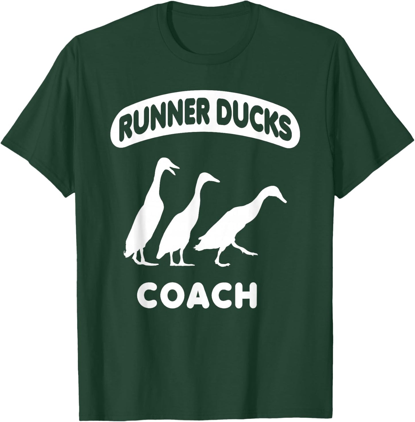 Runner Ducks Coach Indian Duck T-Shirt - T-Shirt | Forest