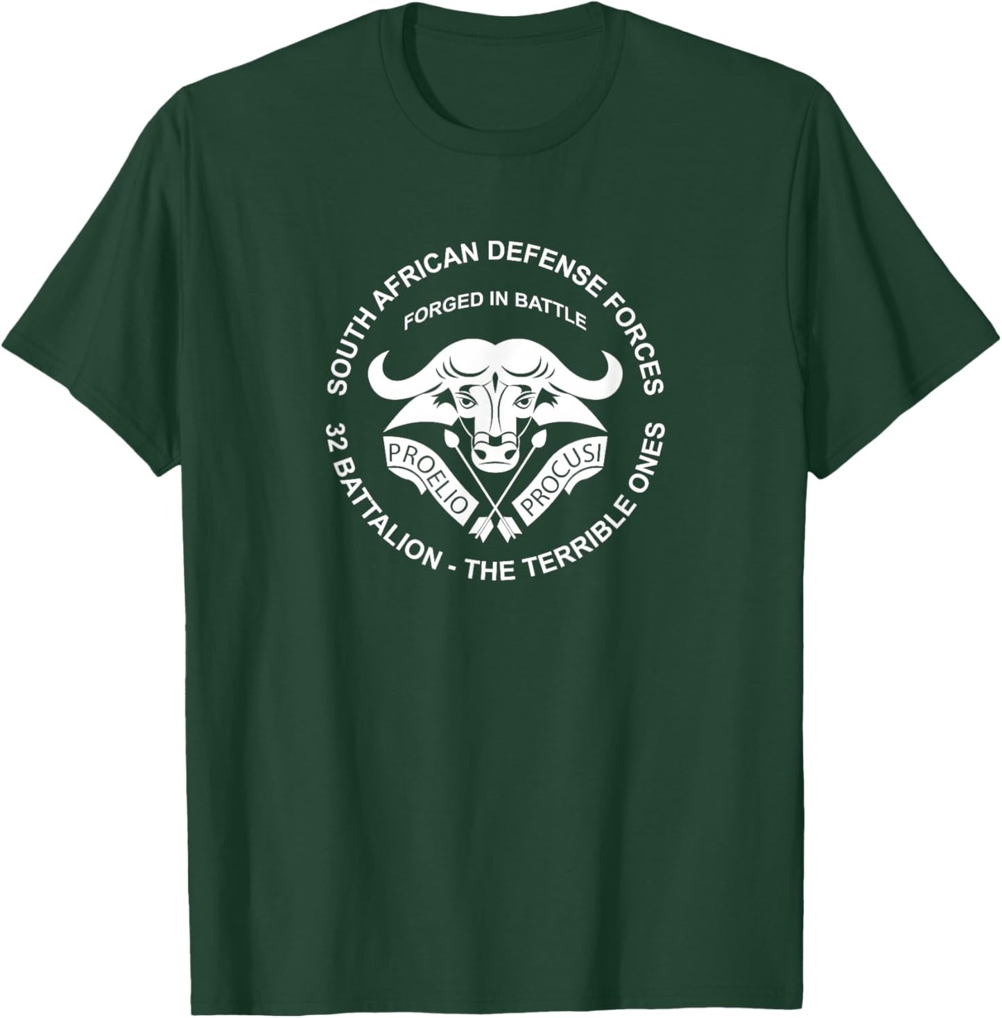 32 Battalion South African Defense Forces T-Shirt - T-Shirt | Forest