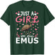 Emu Bird Lover Just A Girl Who Loves Emus T-Shirt - T-Shirt | Forest