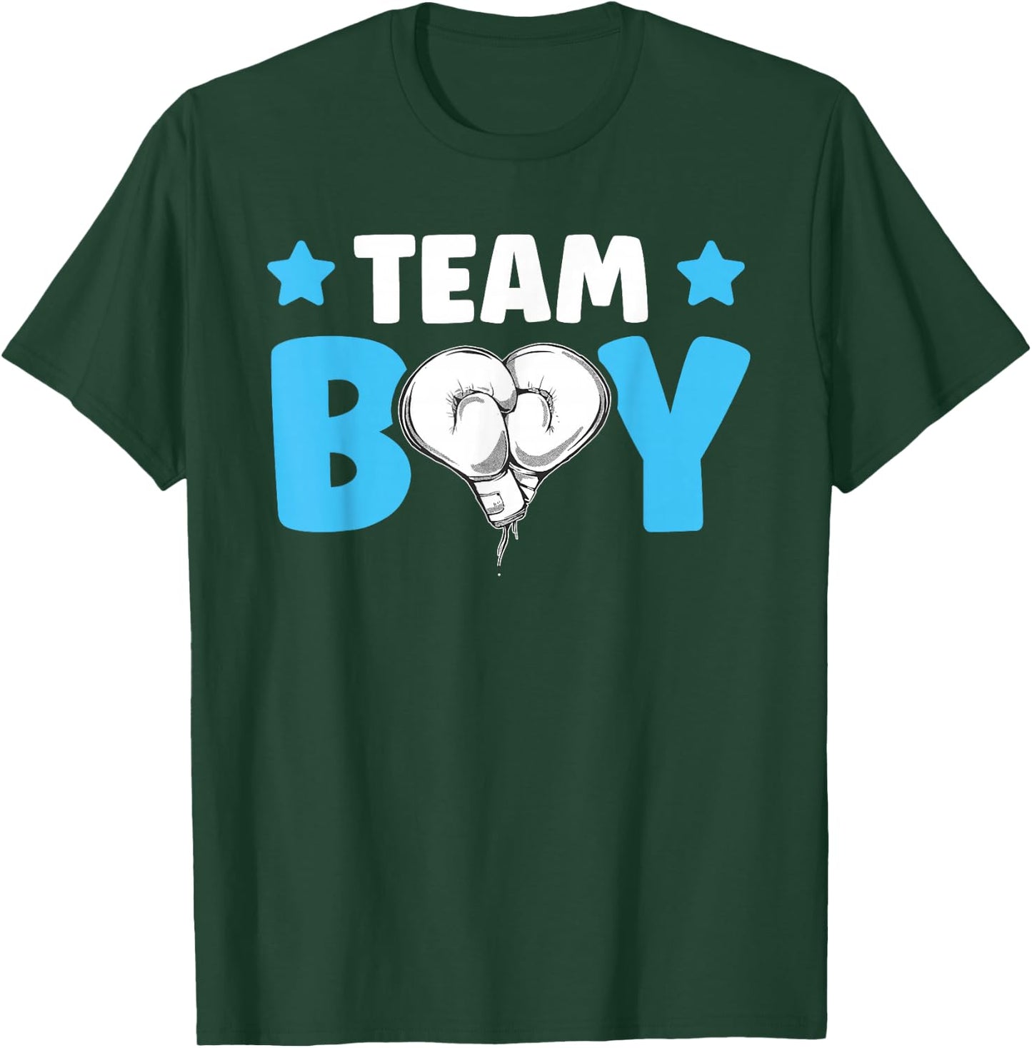 Team Boy Design for a Boxing Gender Reveal T-Shirt - T-Shirt | Forest