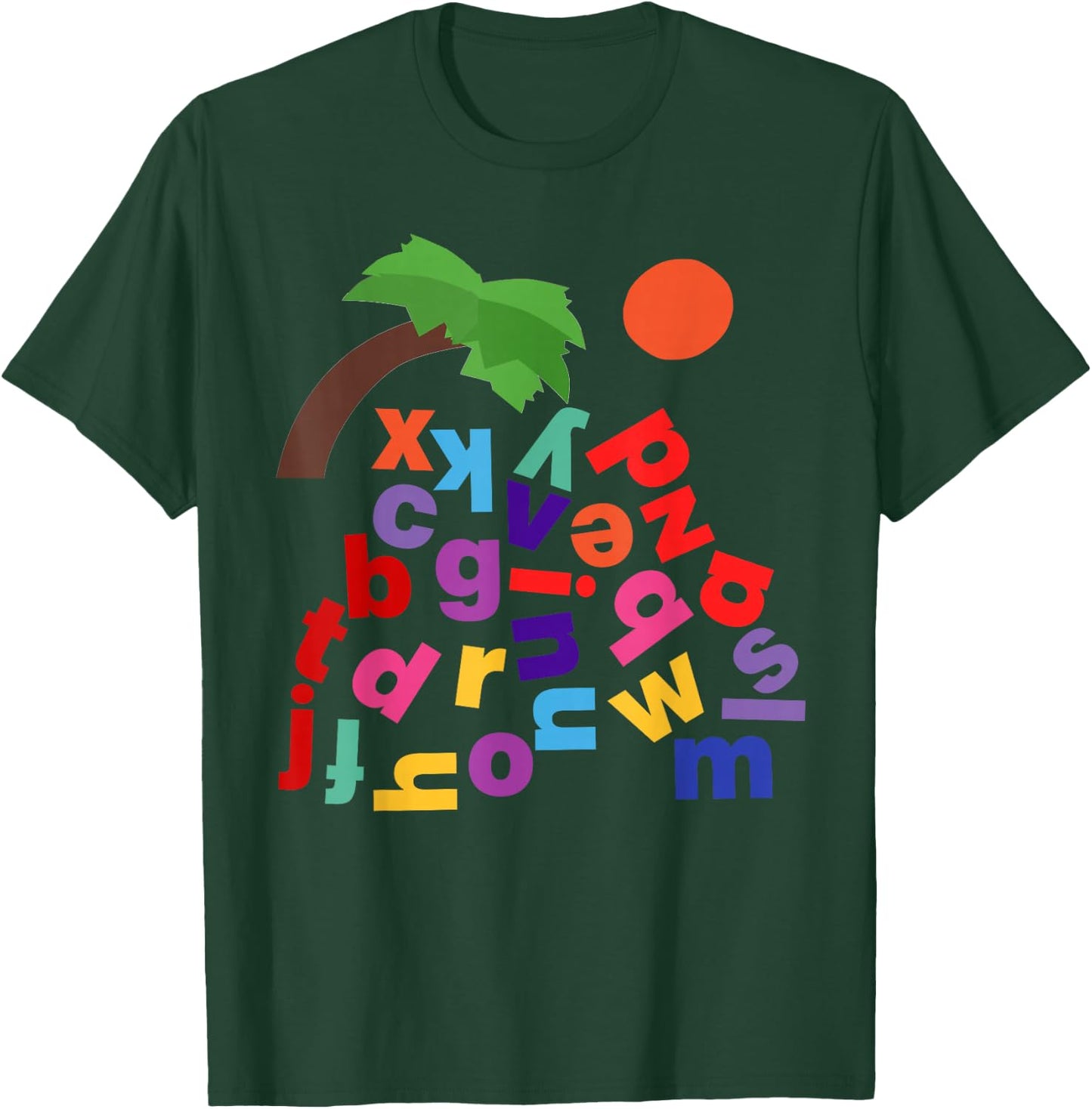 Alphabet Boom Tree T-Shirt - T-Shirt | Forest