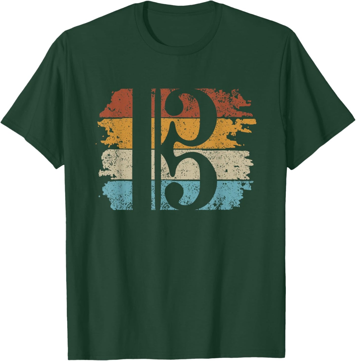 Alto Clef Viola Player Violist T-Shirt - T-Shirt | Forest