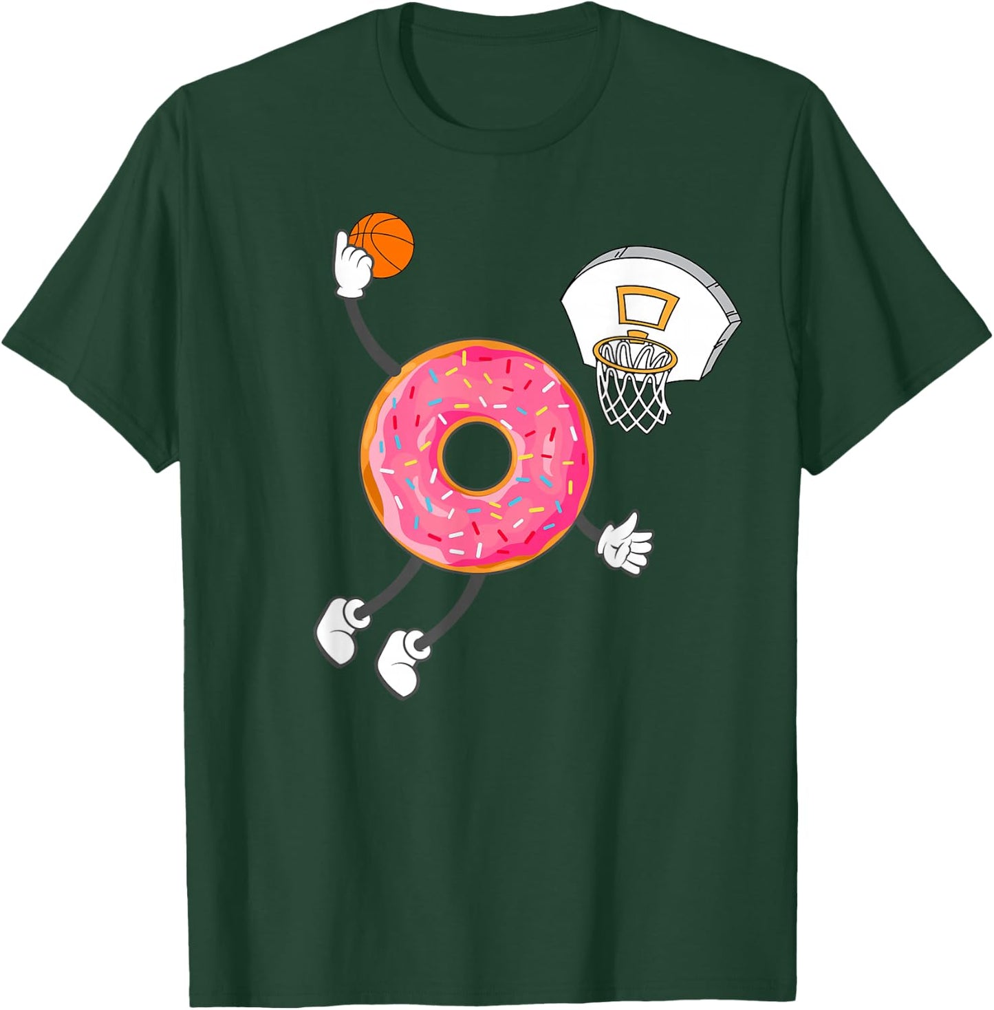Dunking Donut Hole Food Champ T-Shirt - T-Shirt | Forest