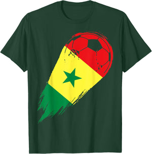 Soccer Player of Pride Senegal T-Shirt - T-Shirt | Forest